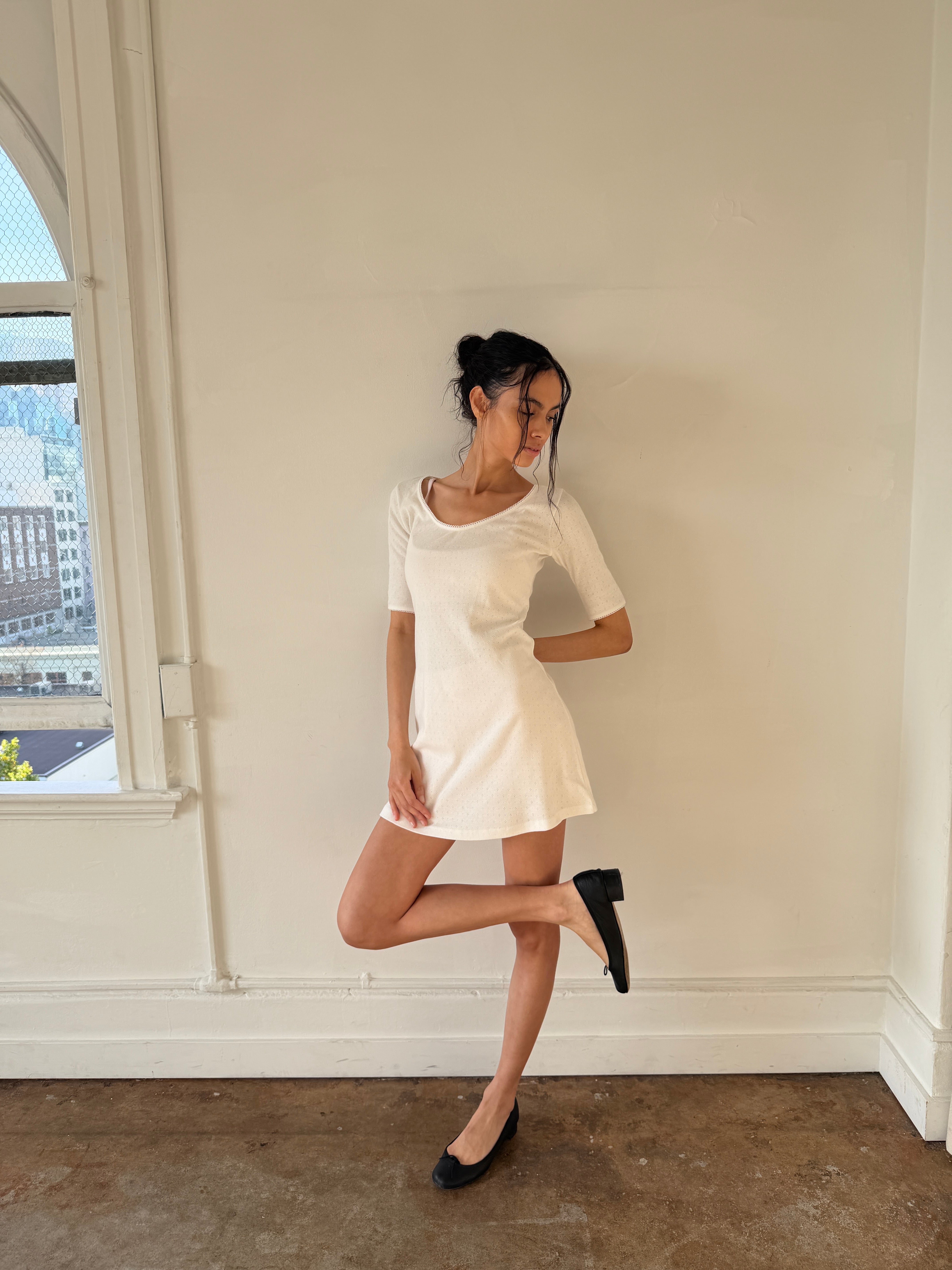 cosette pointelle cotton dress by plové